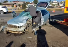 Mulher sofre ferimentos graves em acidente na BR-116