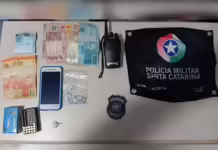 Operação conjunta apreende um menor com drogas em Fraiburgo