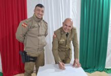 Subtenente Deon assina a reserva remunerada após 32 anos de serviços