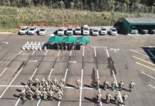 Policiais militares são homenageados durante o Dia do Soldado em Caçador