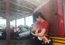 Bombeiros ensinam como agir em caso de engasgamento com leite materno