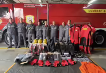 Bombeiros Voluntários recebem equipamentos para salvamento e mergulho