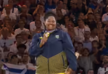 Beatriz Souza conquista primeiro ouro do Brasil em Paris 2024