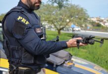 PRF inicia fiscalização com drones nas rodovias catarinenses