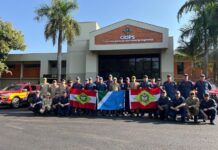 Bombeiros de SC iniciam operação contra queimadas no Mato Grosso do Sul