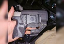 Motorista capota carro e acaba preso portando uma pistola 9mm