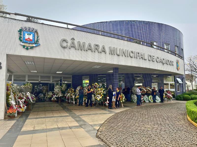 Velório de José Adami Neto acontece na Câmara de Caçador