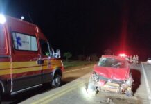 Motorista foge após acidente com feridos em Fraiburgo