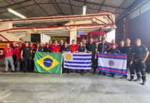 Bombeiros do Uruguai visitam Caçador