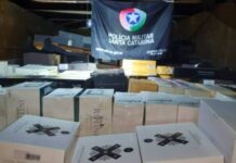 Mais de 700 caixas de vinho são apreendidas na fronteira com a Argentina