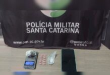 Homem é preso por tráfico de drogas em Canoinhas