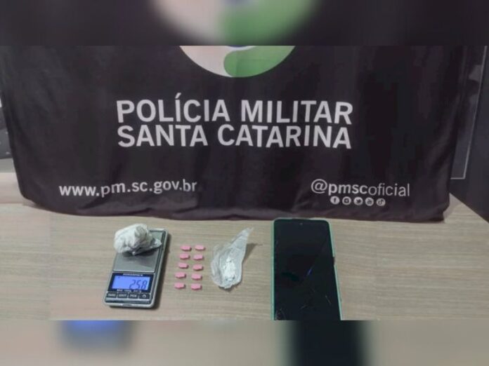 Homem é preso por tráfico de drogas em Canoinhas