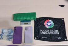 Casal é preso por tráfico de drogas em Fraiburgo