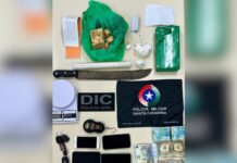 Homem é preso por tráfico de drogas em Videira