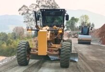 SC-465 entre Macieira e Arroio Trinta recebe primeira camada de asfalto