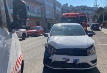 Colisão entre dois veículos deixa idoso ferido em Videira