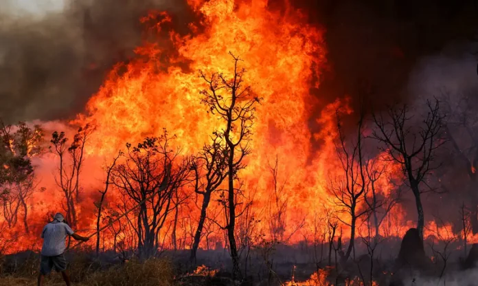 Cenário “apocalíptico” de incêndio assusta internautas