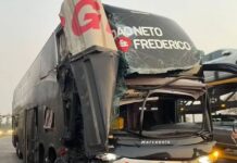 Ônibus da dupla João Neto & Frederico sofre acidente