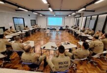 Policiais militares participam de treinamento de revitalização