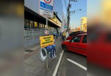 Vídeo: Campanha de conscientização sobre vagas prioritárias chama a atenção