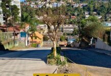 Obras de concretagem interditam ruas em Videira