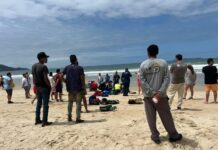 Pai e filho de Videira se afogam na praia de Bombinhas