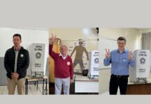 Candidatos a prefeito de Caçador já votaram