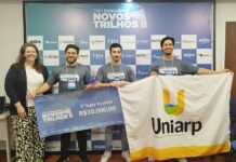 Estudantes da Uniarp vencem Challenge com solução para empresa têxtil