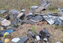 Antigo traçado de rodovia vira depósito de lixo