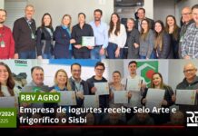 RBV Agro 225: Empresa de iogurtes de Caçador recebe Selo Arte da Cidasc