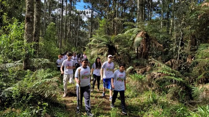 Vereadores mirins conhecem a história e a biodiversidade de Taquara Verde