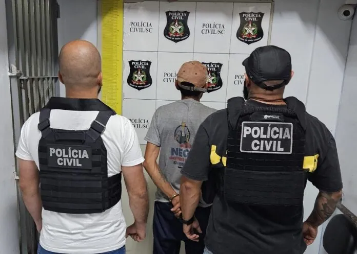 Acusado de homicídio é preso em Caçador