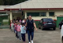 Bombeiros Voluntários simulam evacuação em escolas de Caçador