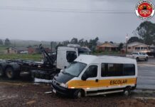 Prefeitura de Água Doce emite nota sobre acidente com veículo escolar