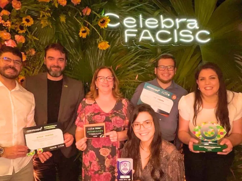 ACIAV conquista três premiações durante o Celebra Facisc 2024