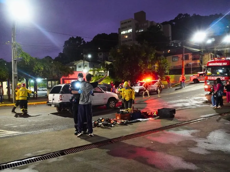 Bombeiros realizam o 1º Desafio de Resgate Veicular em Videira