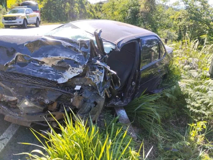 Duas pessoas feridas após acidente em Água Doce