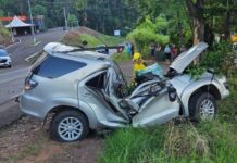 Motorista morre em acidente violento na SC-156, em Xaxim