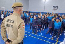 Projeto da PM atende mais de 300 crianças em Caçador