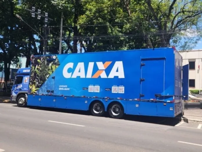 Caminhão da CAIXA chega a Joaçaba para renegociação de dívidas