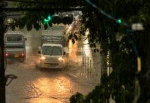 Inmet emite alerta amarelo com chuvas intensas e ventos fortes