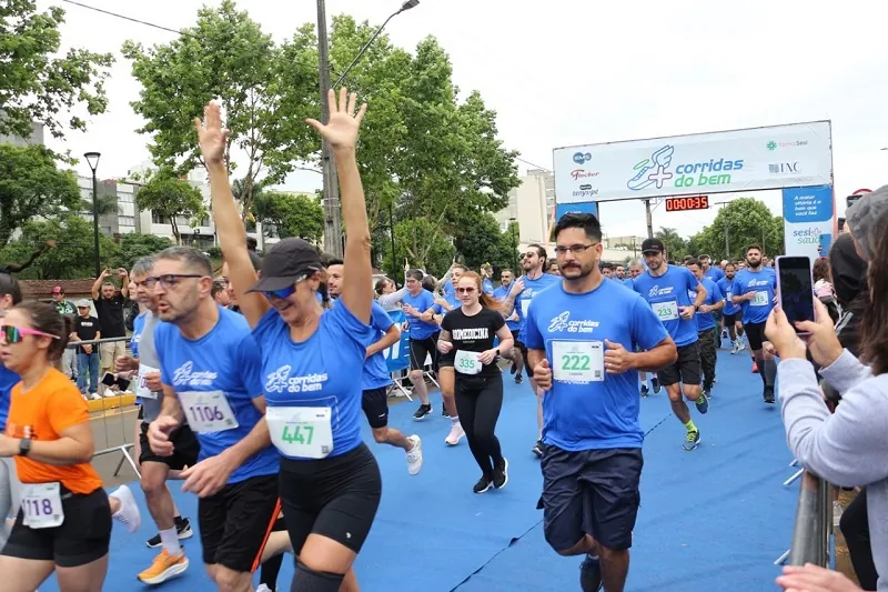 Mais de mil participantes na Corrida do Bem em Caçador