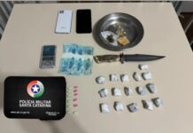 PM de Videira realiza duas apreensões de drogas