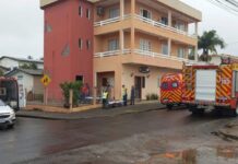 Elevador despenca com idosos dentro em SC