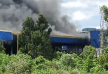 Empresa em Água Doce registra segundo incêndio em menos de 30 dias