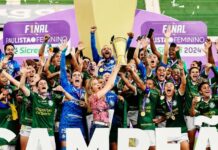 Palmeiras conquista o paulista feminino com vitória sobre Corinthians nos pênaltis