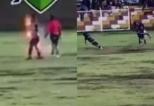 Jogador morre ao ser atingido por raio durante jogo