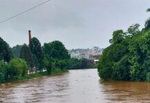 Chuvas intensas causam alagamentos em Caçador