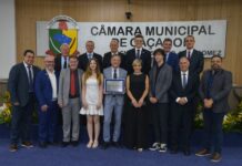 Saulo Sperotto é Cidadão Benemérito de Caçador