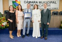 CDL Caçador entrega homenagem a Saulo Sperotto